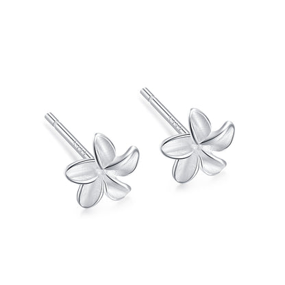 Cute Star Heart Shape Sterling Silver Plating Ear Studs 1 Pair