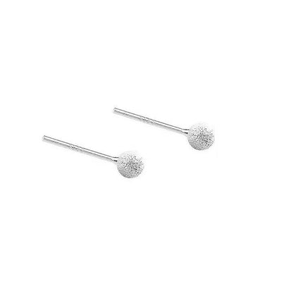 Cute Star Heart Shape Sterling Silver Plating Ear Studs 1 Pair