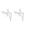 Cute Star Heart Shape Sterling Silver Plating Ear Studs 1 Pair