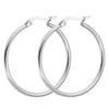 1 Pair Lady Round Plating Stainless Steel Earrings