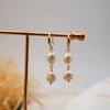 Fashion Irregular Pearl Copper Drop Earrings 1 Pair