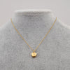 Simple Style Heart Shape Lock Titanium Steel Pearl Pendant Necklace 1 Piece