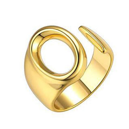 Fashion Letter Brass Rings 1 Piece