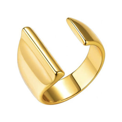 Fashion Letter Brass Rings 1 Piece