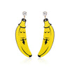 1 Pair Funny Fruit Arylic Women's Drop Earrings