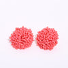 1 Pair Ethnic Style Solid Color Alloy Seed Bead Beaded Women'S Ear Studs