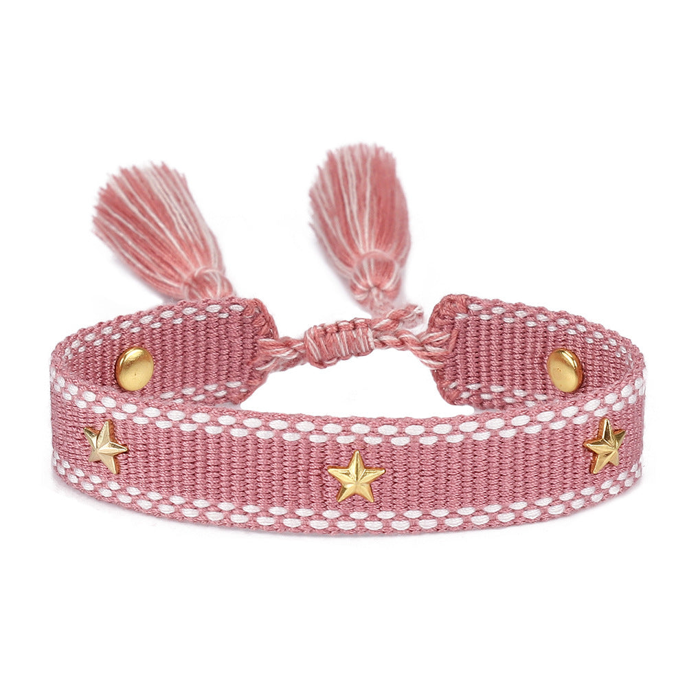 Fashion Star Polyester Knitting Women's Bracelets