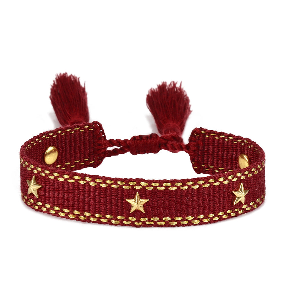 Fashion Star Polyester Knitting Women's Bracelets