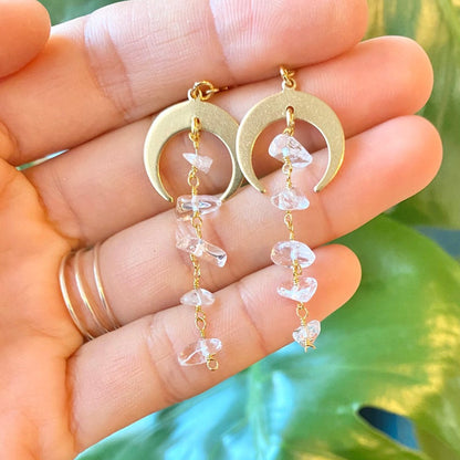 1 Pair Fashion Sun Moon Alloy Beaded Plating Unisex Drop Earrings