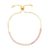 Fashion Geometric Copper 18k Gold Plated Zircon Bracelets In Bulk