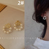 Fashion Geometric Pearl Earrings 1 Pair