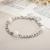 Fashion Pearl Stainless Steel Plating Bracelets 1 Piece