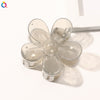 Women'S Fashion Flower Plastic Handmade Hair Claws