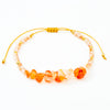 Fashion Color Block Natural Stone Beaded Drawstring Bracelets 1 Piece