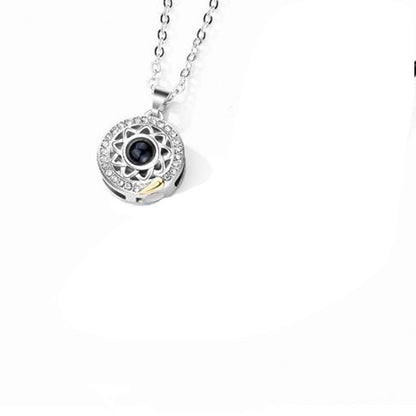 1 Piece Simple Style Constellation Alloy Inlay Rhinestones Unisex Pendant Necklace