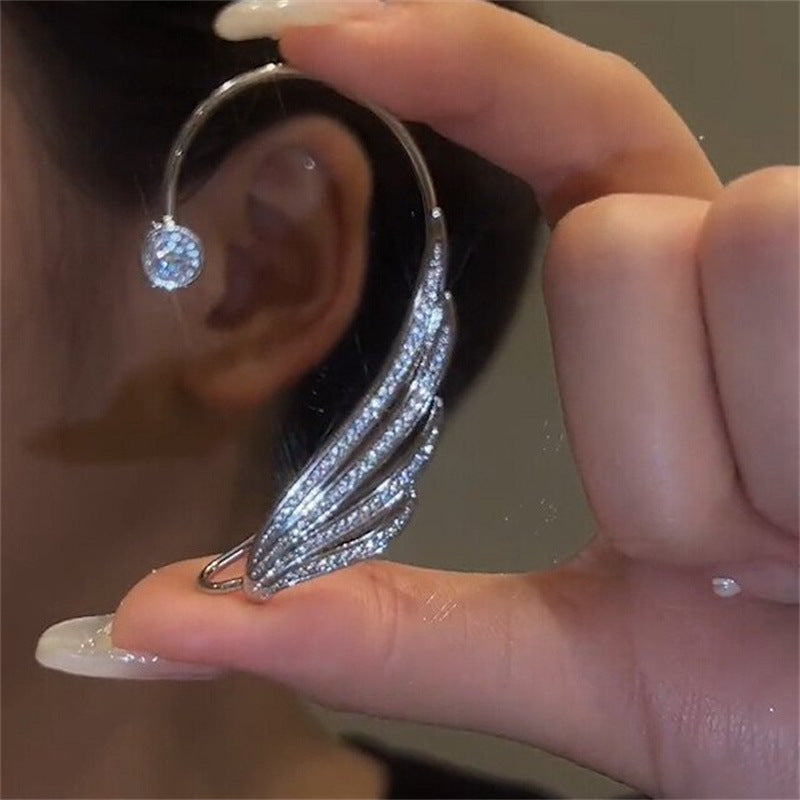 1 Piece Simple Style Wings Alloy Plating Women's Ear Clips