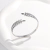 Fashion Grain Titanium Steel Plating Bangle 1 Piece