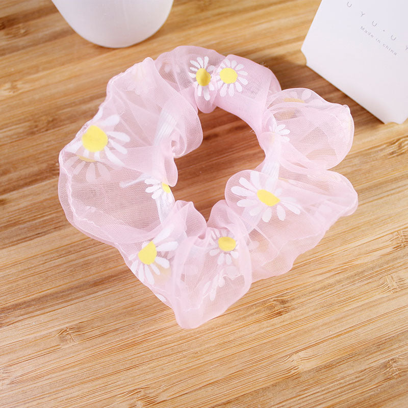 Sweet Daisy Cloth Hair Tie