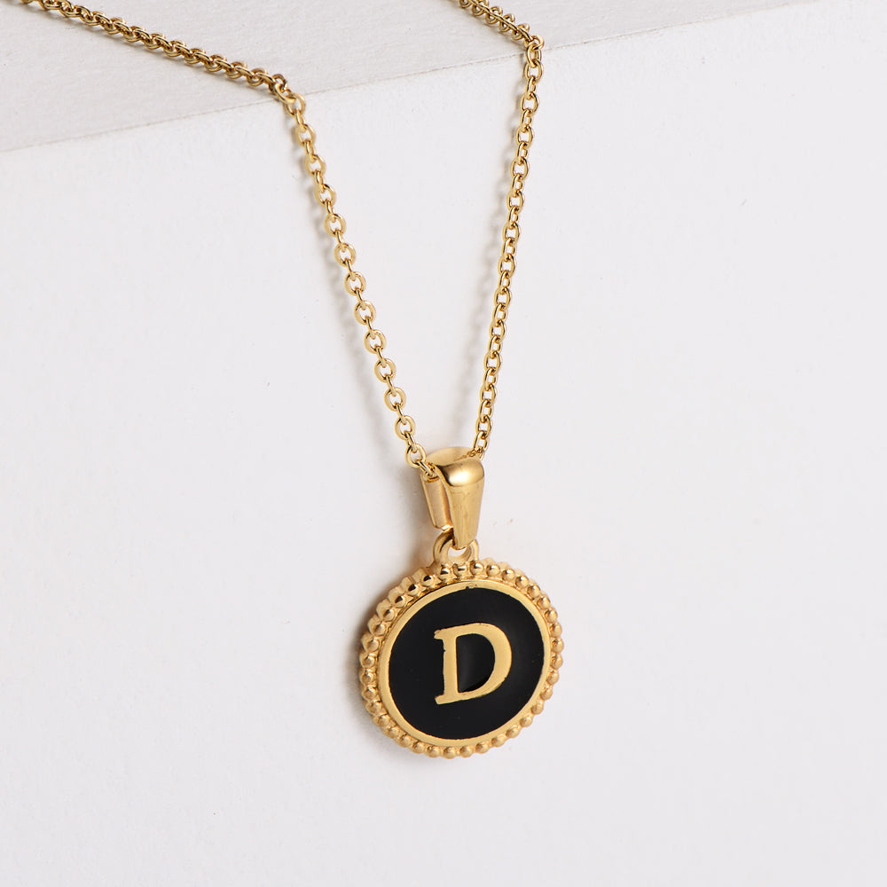 Fashion Letter Stainless Steel Plating Pendant Necklace