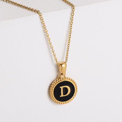 Fashion Letter Stainless Steel Plating Pendant Necklace