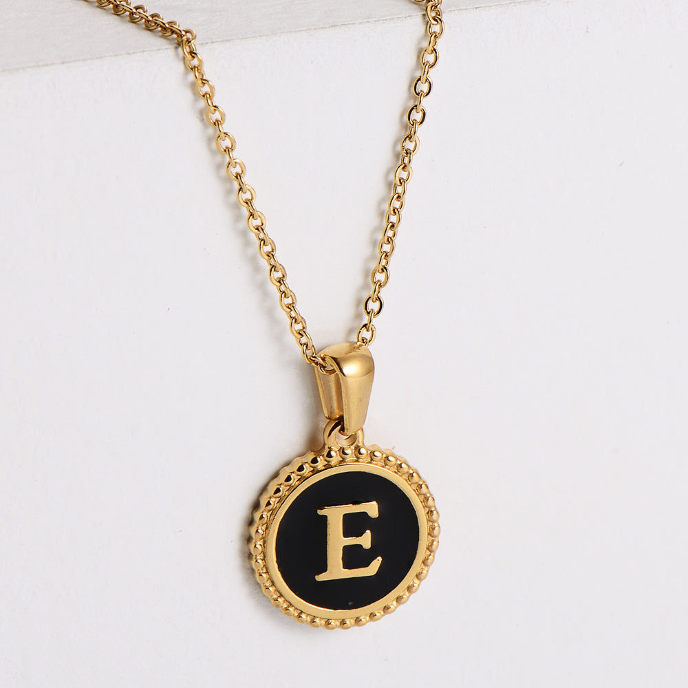 Fashion Letter Stainless Steel Plating Pendant Necklace