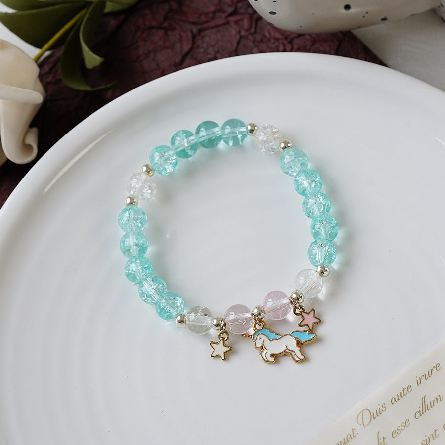 1 Piece Cartoon Style Fruit Alloy Beaded Kid's Women's Bracelets