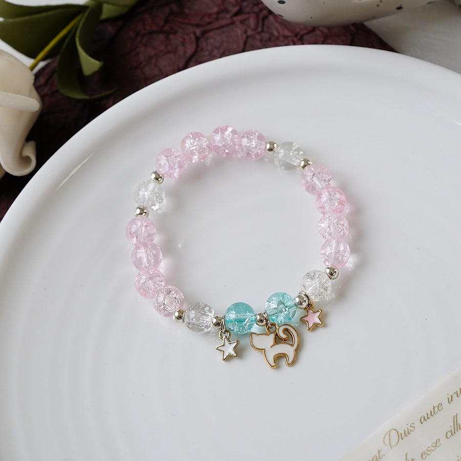 1 Piece Cartoon Style Fruit Alloy Beaded Kid's Women's Bracelets