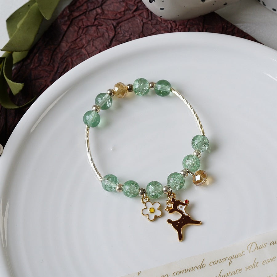 1 Piece Cartoon Style Fruit Alloy Beaded Kid's Women's Bracelets