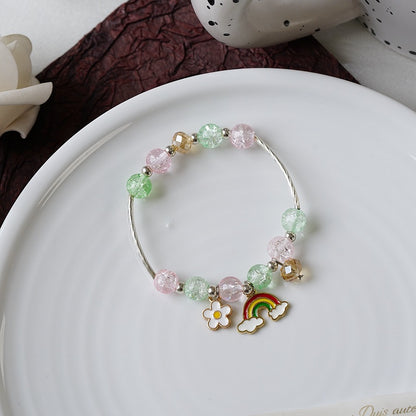 1 Piece Cartoon Style Fruit Alloy Beaded Kid's Women's Bracelets