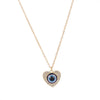 1 Piece Retro Devil's Eye Moon Alloy Hollow Out Rhinestones Women's Pendant Necklace