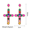 1 Pair Retro Flower Steel Needle Inlay Artificial Pearls Zircon Women'S Earrings