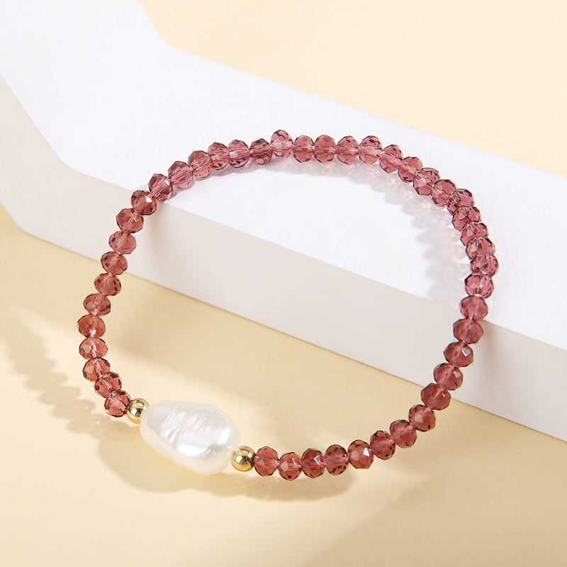 Simple Style Geometric Glass Wholesale Bracelets