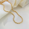 Elegant Geometric Artificial Pearl Copper Beaded Women's Necklace