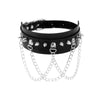 1 Piece Fashion Geometric Pu Leather Plating Women's Choker