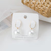 1 Pair Fashion Round Alloy Enamel Plating Inlay Pearl Women's Drop Earrings