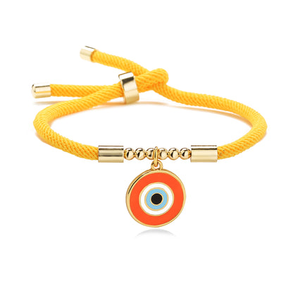 Fashion Eye Copper Enamel Plating Bracelets 1 Piece