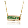 Fashion Letter Copper Chain Pendant Necklace 1 Piece