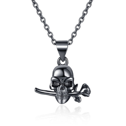 Hip-hop Rose Skull Copper Plating Women's Rings Earrings Necklace