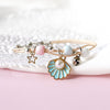 1 Piece Sweet Star Flower Alloy Inlay Artificial Pearls Women's Bracelets