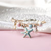 1 Piece Sweet Star Flower Alloy Inlay Artificial Pearls Women's Bracelets