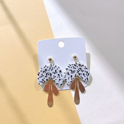 1 Pair Fashion Polka Dots Soft Clay Women's Drop Earrings