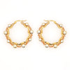 Bohemia European Retro Glass Rice Beads Diamond Stud Earrings