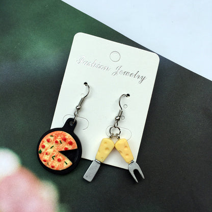 1 Pair Cartoon Style Saturday Resin Women's Earrings