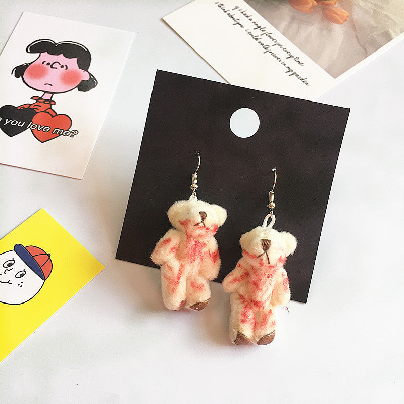 Fashion Bear Resin Handmade Women's Drop Earrings