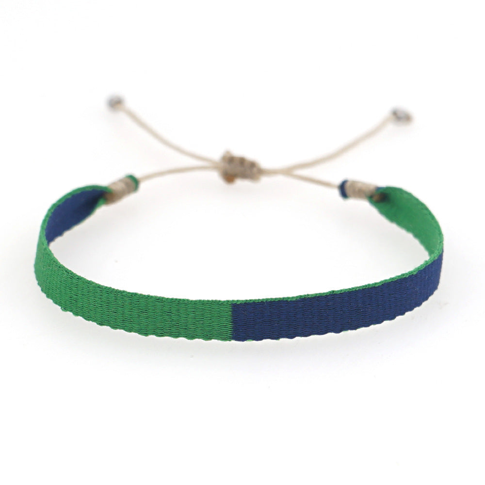 Ethnic Style Color Block Rope Braid Women's Bracelets