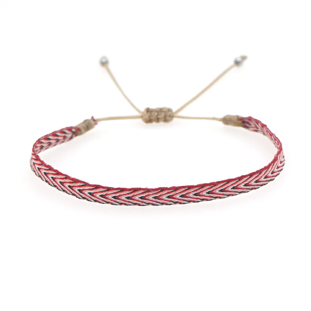 Ethnic Style Color Block Rope Braid Women's Bracelets