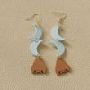 Fashion Pumpkin Bat Arylic Halloween Women'S Earrings