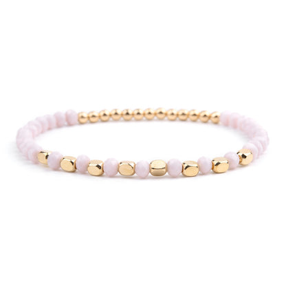 Fashion Color Block Arylic Artificial Crystal Wholesale Bracelets