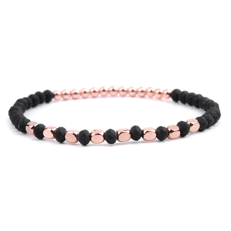 Fashion Color Block Arylic Artificial Crystal Wholesale Bracelets