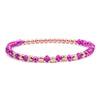 Fashion Color Block Arylic Artificial Crystal Wholesale Bracelets